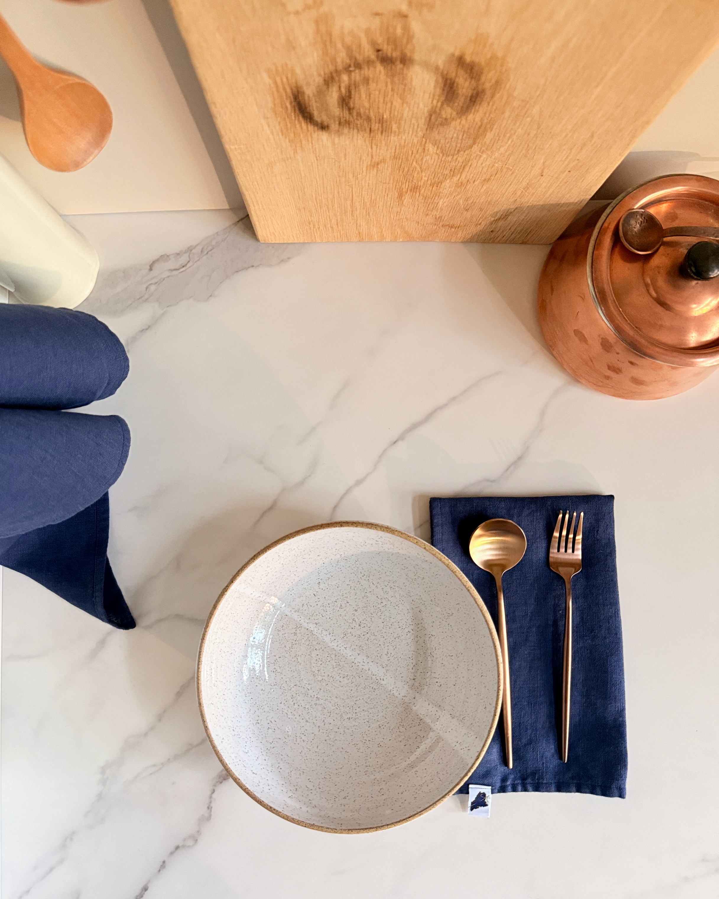 Teal Linen Napkins • 16